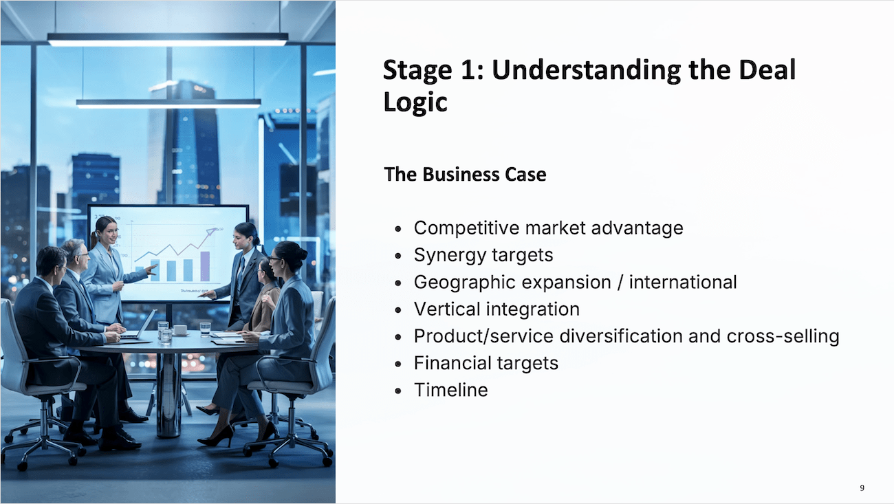 Stage 1: Understanding the Deal Logic