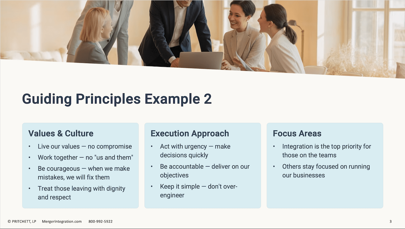 Guiding Principles Example 2