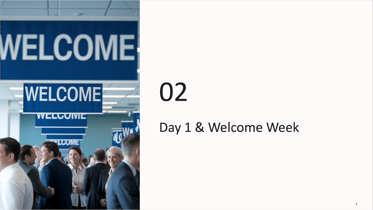 02 Day 1 & Welcome Week