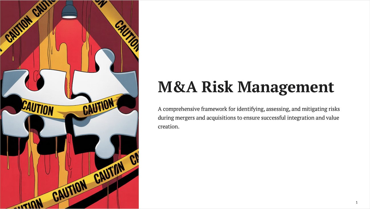 M&A Risk Management