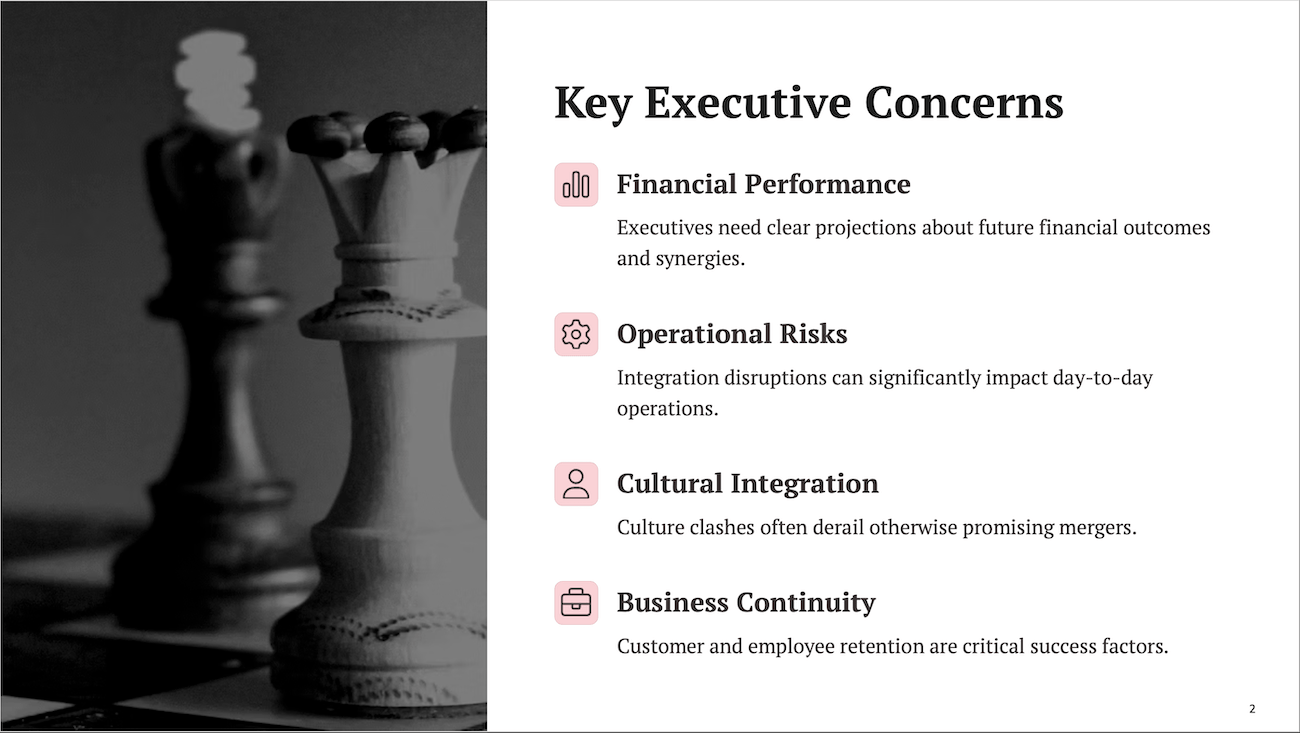 Key Executive Concerns