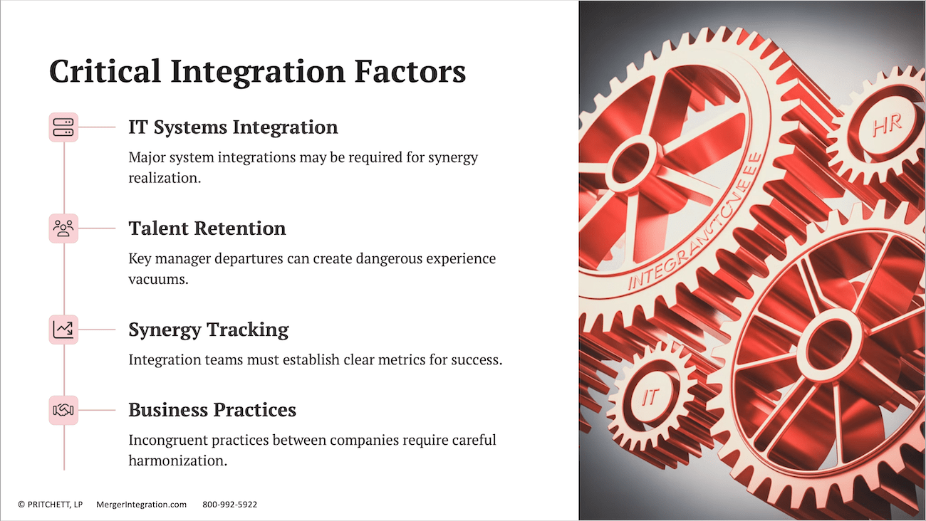 Critical Integration Factors
