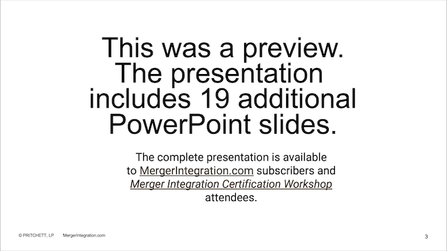 Functional Integration Team Plan Preview