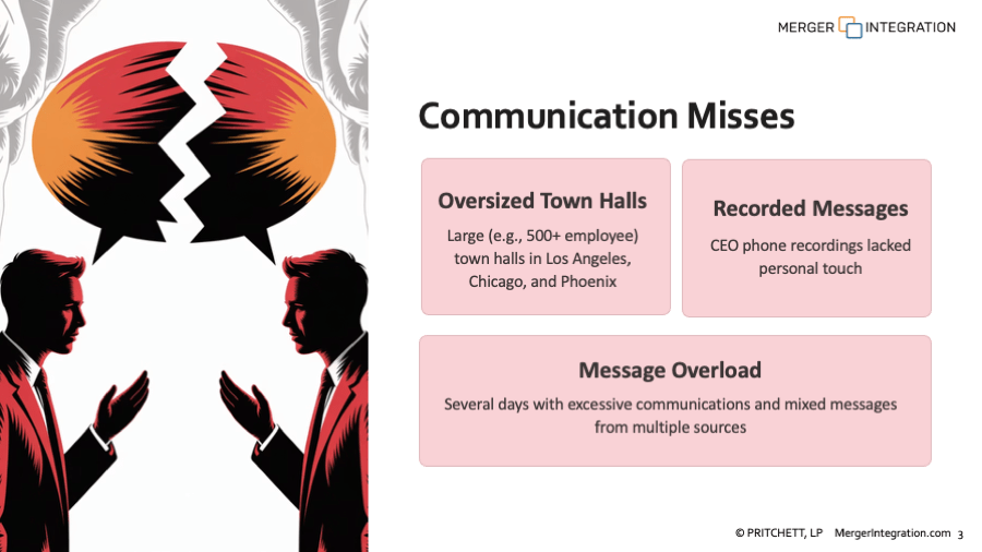 M&A Communication  Lessons Learned