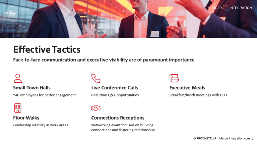 M&A Communication  Lessons Learned