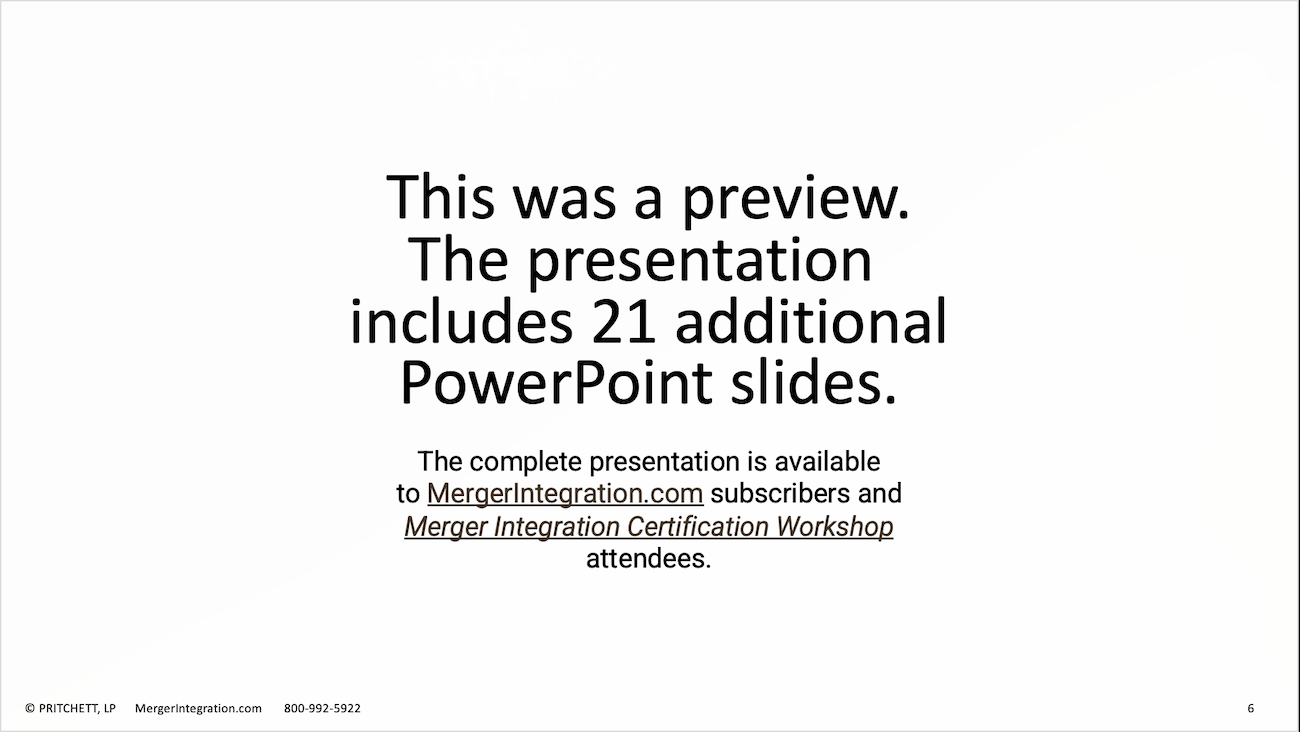Additional Slides notice