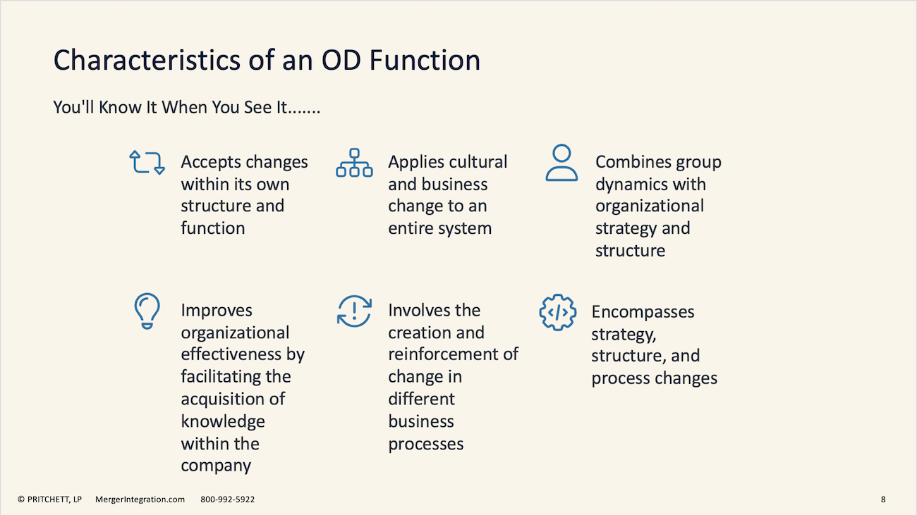 Characteristics of an OD Function