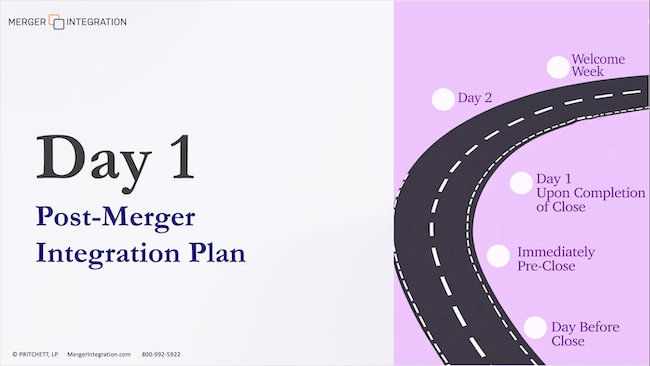 Day 1 Post Merger Integration Plan
