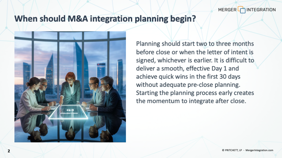 What to Know Before Starting Your Post-Merger Integration Planning