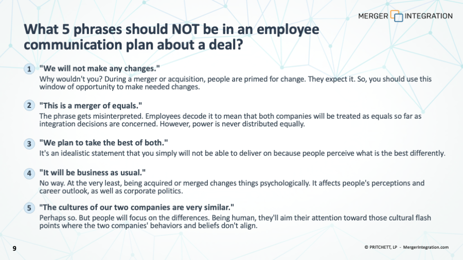 What to Know Before Starting Your Post-Merger Integration Planning