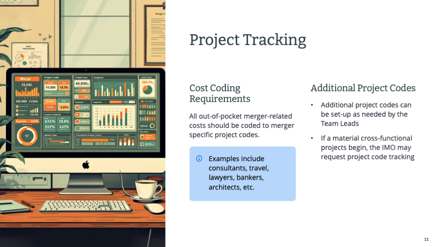 Post-Merger Integration: Deliverables for Planning and Reporting