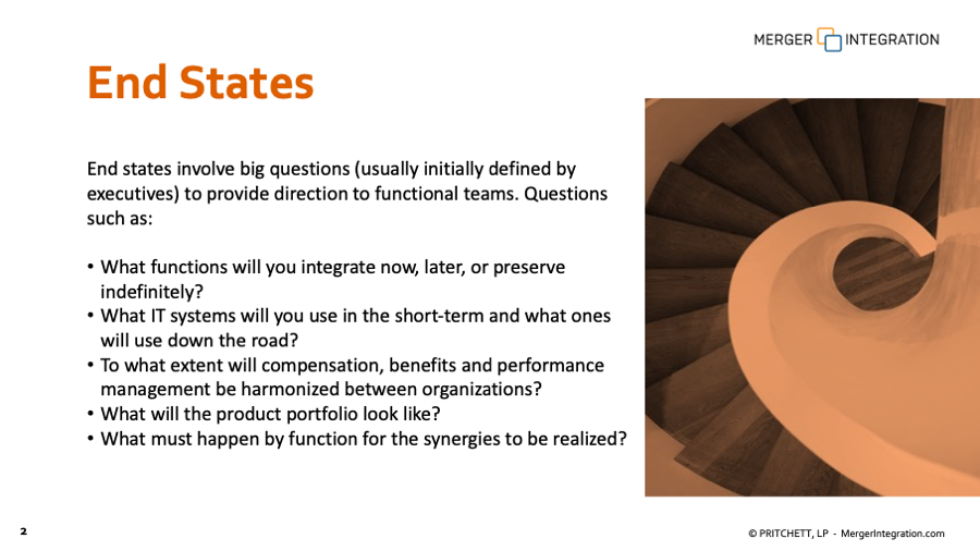 M&A Integration End States