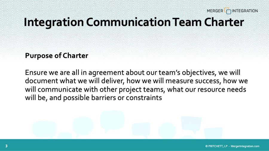 Mergers & Acquisitions Communications Team