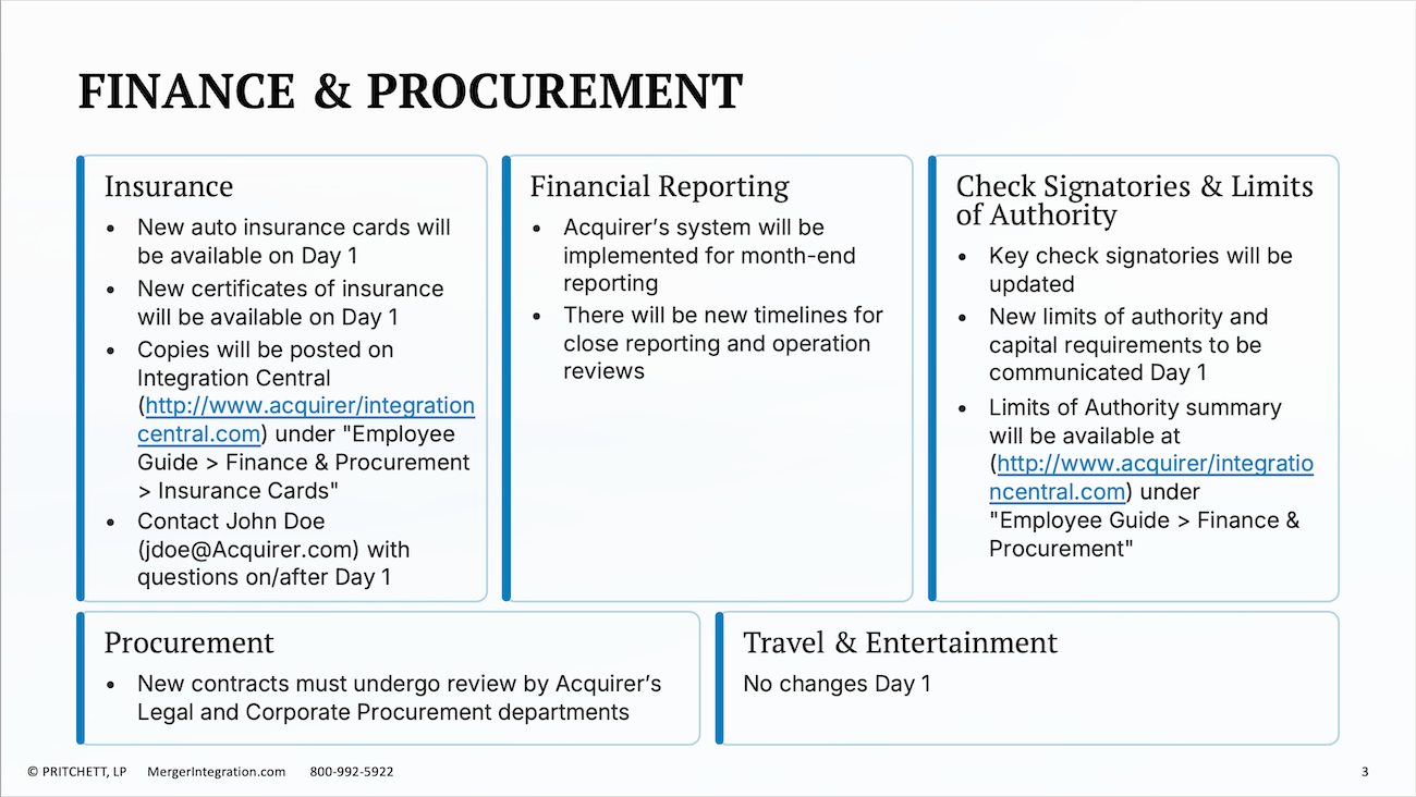 FINANCE & PROCUREMENT