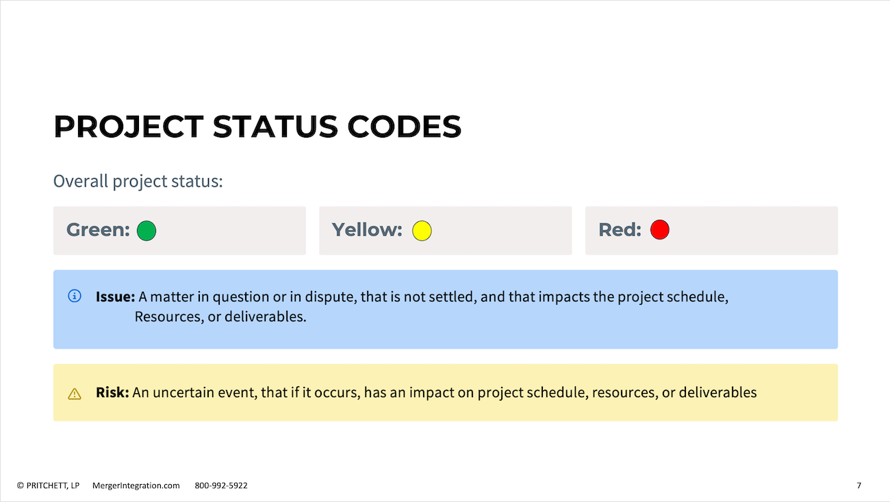 Project Status Codes