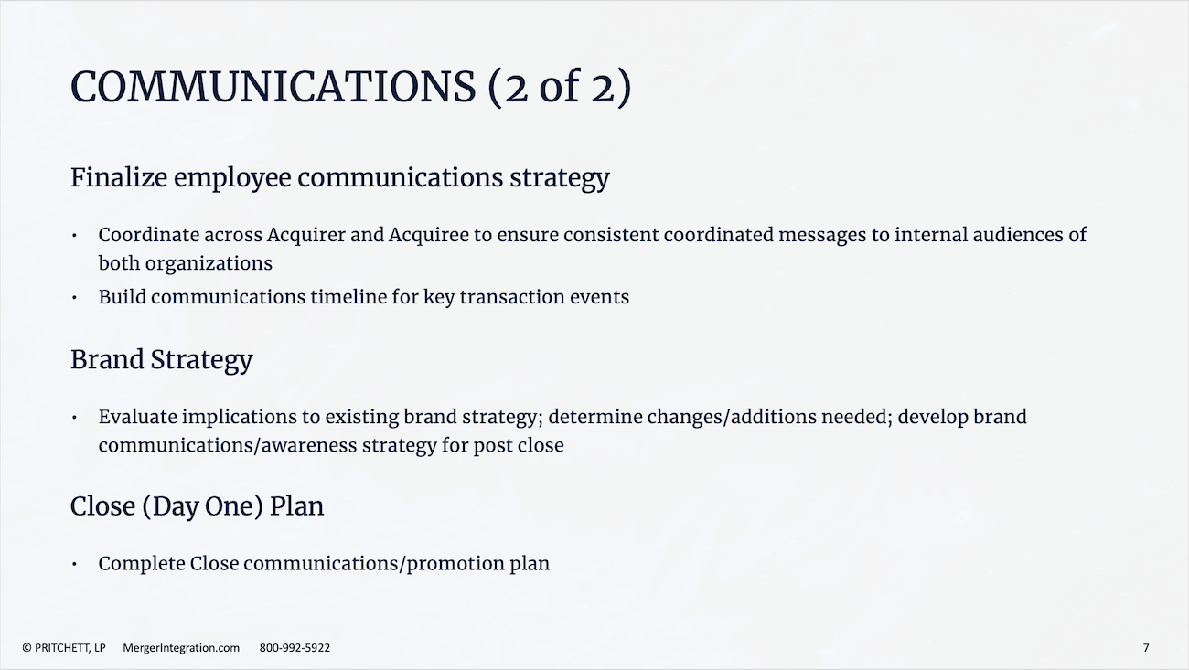 COMMUNICATIONS (2 of 2)