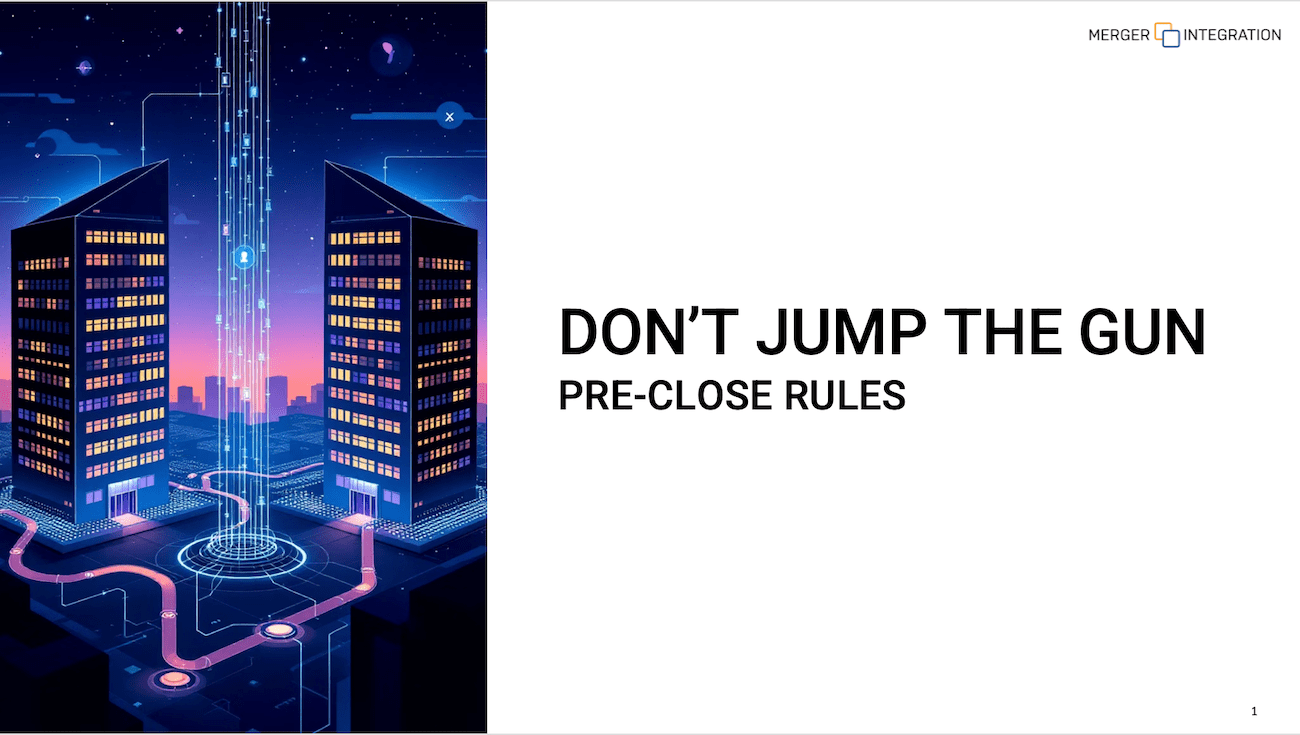 Don’t Jump The GunPre-Close Rules