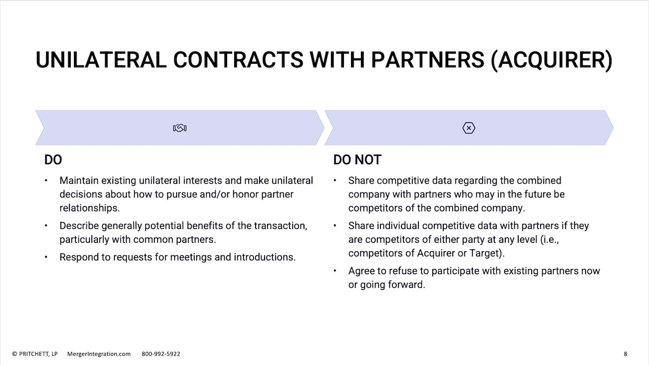 Unilateral Contracts with Partners (Acquirer)