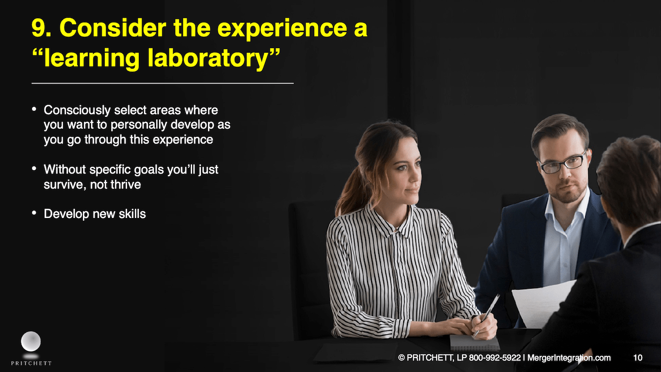 Consider the experience a 