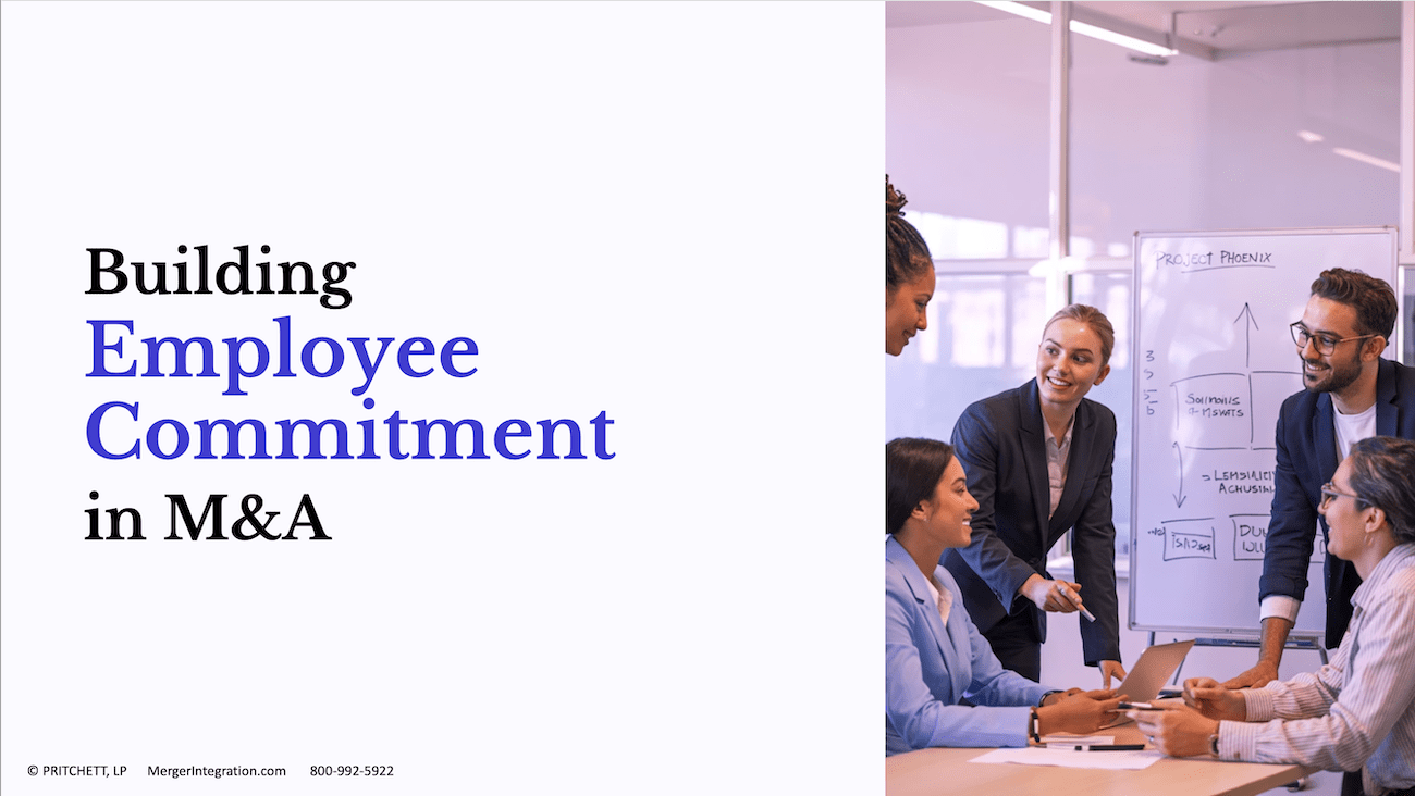 Building Employee Commitment in M&A