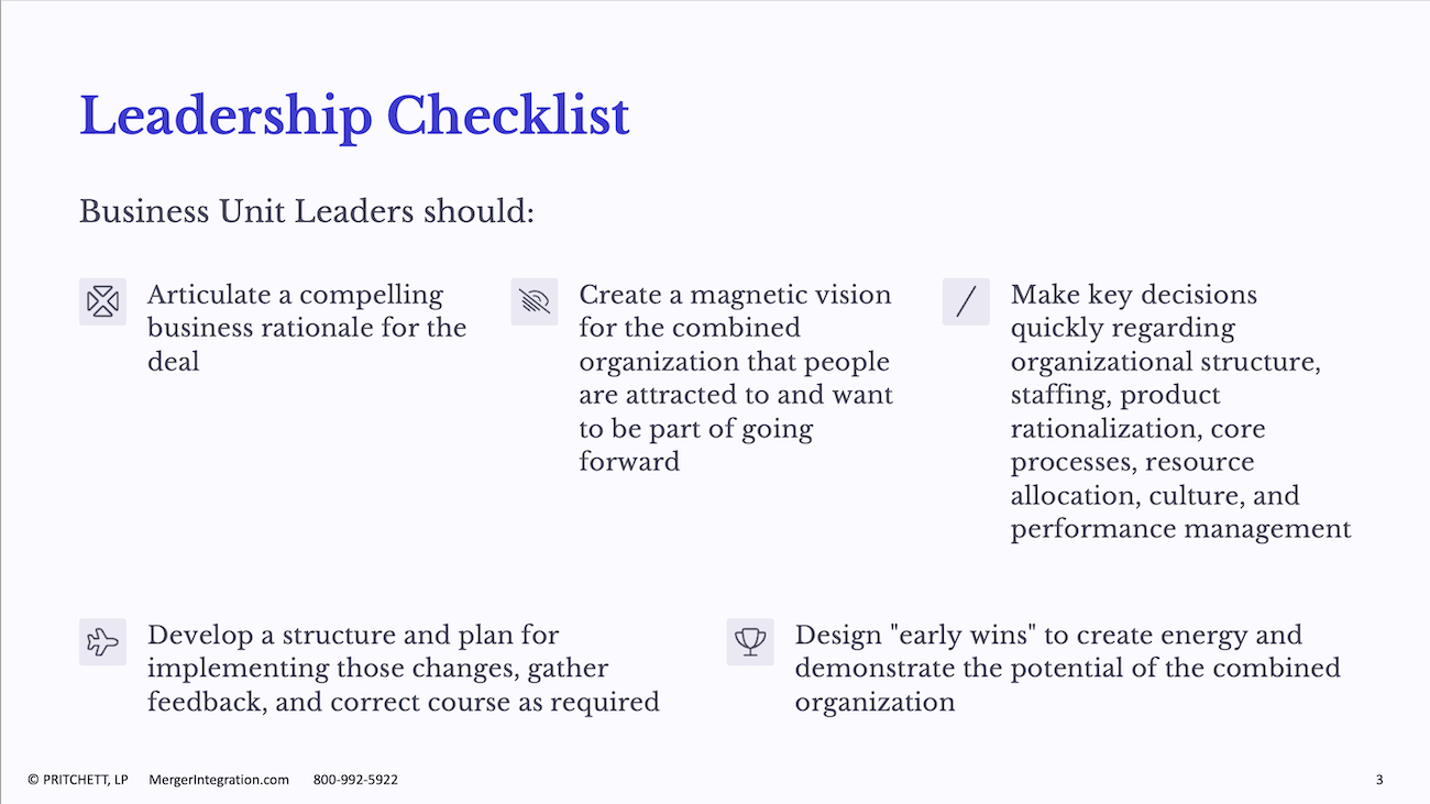 Leadership Checklist