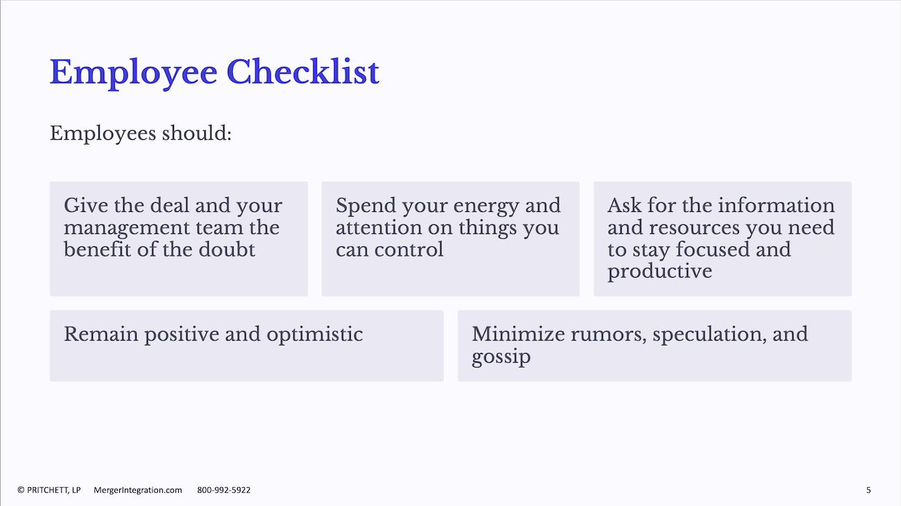 Employee Checklist
