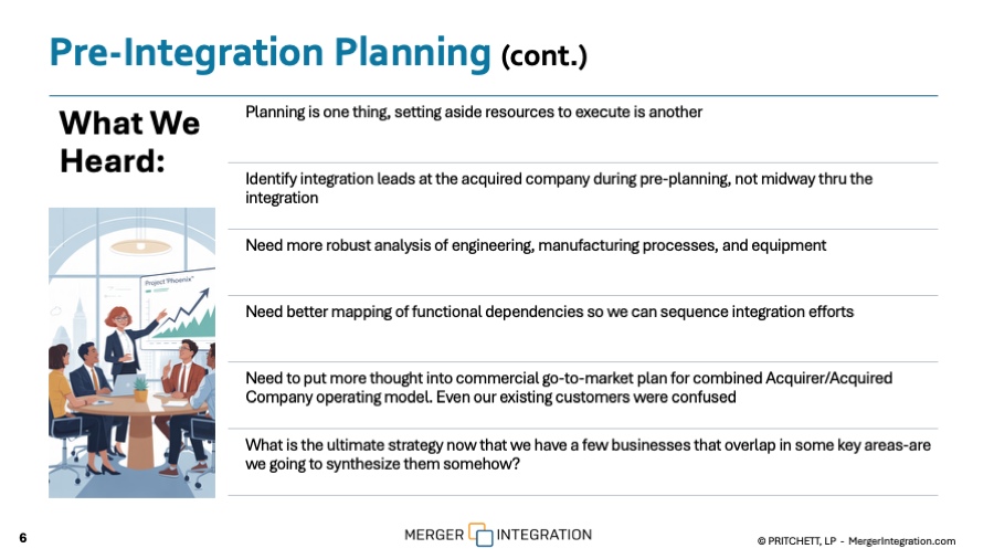 Post-Merger Integration Assessment