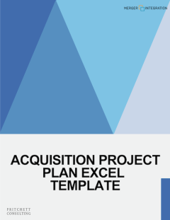Acquisition Project Plan Template Excel