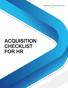 Acquisition Checklist for HR