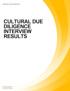 Cultural Due Diligence Assessment Results