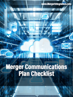 Merger Communications Plan Checklist