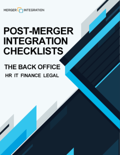 Post-Merger Integration Checklists