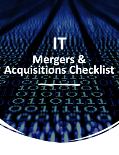 IT Mergers & Acquisitions Checklist