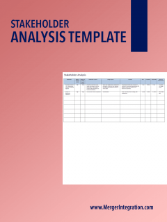 Stakeholder Analysis Template 