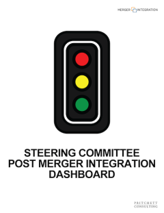 Steering Committee Post-Merger Integration Dashboard