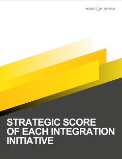Strategic Score of Each Integration Initiative
