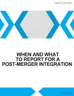 M&A Integration Weekly Status report