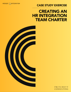 Creating an HR Integration Team Charter
