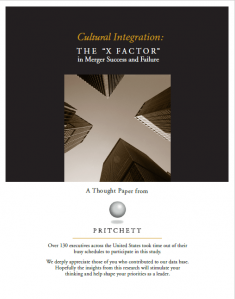 Cultural Integration: The "X Factor" in Merger Success and Failure