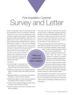 survey letter to customers