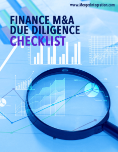 Finance M&A Due Diligence Checklist
