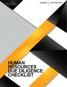 M&A Human Resources Due Diligence Checklist 