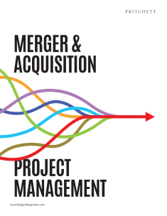 Merger Integration Project Management