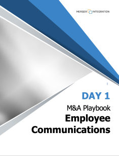 Day 1 Employee Communications M&A Playbook 