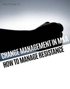 Change Management in M&A: How to Manage Resistance