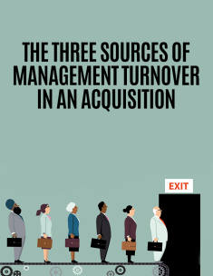 The Three sources of Management Turnover