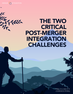 The Two Critical Post-Merger Integration Challenges