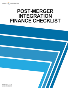 Post Merger Integration Finance Checklist