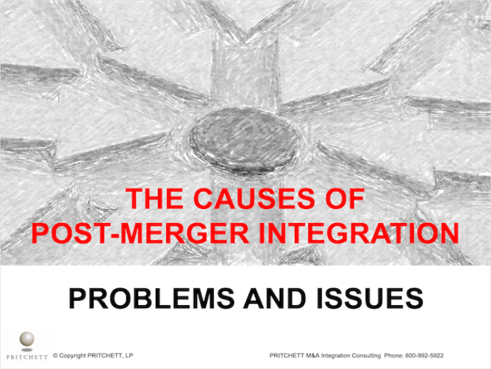 Post-Merger Integration Issues, Problems, and Challenges 