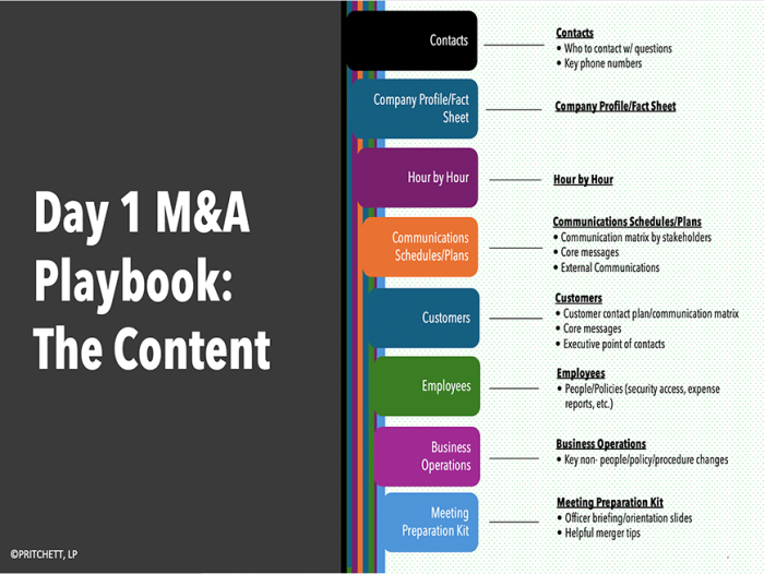 Day 1 M&A Playbook Template